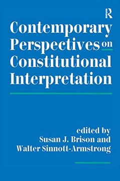 portada Contemporary Perspectives on Constitutional Interpretation (en Inglés)