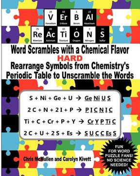 portada verbal reactions - word scrambles with a chemical flavor (hard)