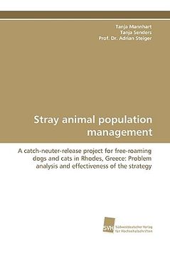 portada stray animal population management (en Inglés)
