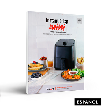 portada Libro Instant Crisp Mini: 80 recetas crujientes para cocinar en tu Freidora de Aire Instant Vortex 4 en 1 de 1,9 litros