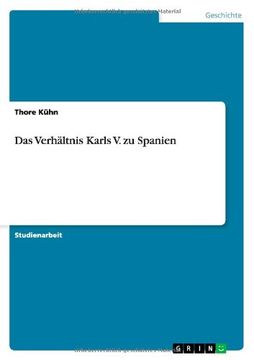 portada Das Verhältnis Karls V. zu Spanien (German Edition)