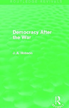 portada Democracy After the war (Routledge Revivals) (in English)