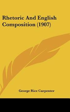 portada rhetoric and english composition (1907) (in English)