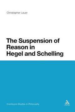 portada suspension of reason in hegel and schelling (in English)