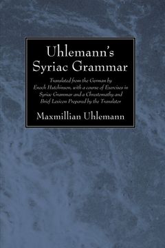 portada Uhlemann's Syriac Grammar (en Inglés)