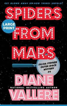 portada Spiders from Mars (Large Print): A Sylvia Stryker Space Case Mystery (en Inglés)