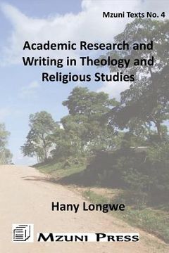 portada Academic Research and Writing in Theology and Religious Studies (in English)