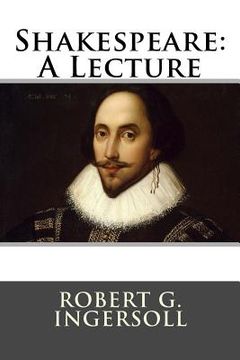 portada Shakespeare: A Lecture (en Inglés)