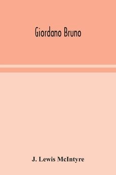 portada Giordano Bruno (en Inglés)