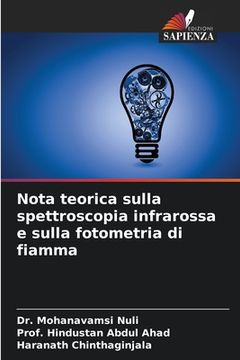 portada Nota teorica sulla spettroscopia infrarossa e sulla fotometria di fiamma (en Italiano)
