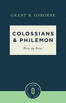 portada Colossians & Philemon Verse by Verse (Osborne new Testament Commentaries) (en Inglés)