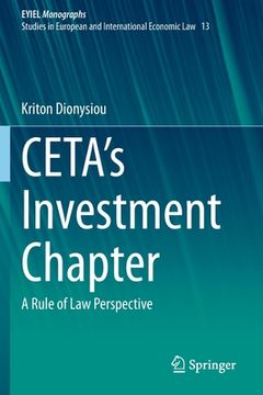 portada Ceta's Investment Chapter: A Rule of Law Perspective (en Inglés)