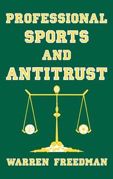 portada professional sports and antitrust (en Inglés)