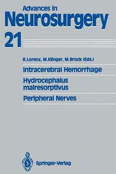 portada intracerebral hemorrhage hydrocephalus malresorptivus peripheral nerves