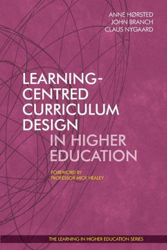 portada Learning-Centred Curriculum Design (Learning in Higher Education) (en Inglés)