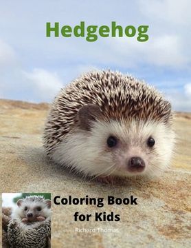 portada Hedgehog Coloring Book for Kids: Children Activity Book for Boys and Girls Ages 3-8 with Super Cute Hedgehog A Super Cool Gift for Boys and Girls Ages (en Inglés)