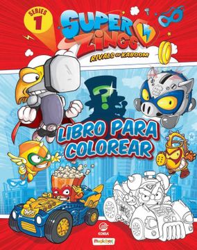 portada Libro Para Colorear Superthings Series 1 - España