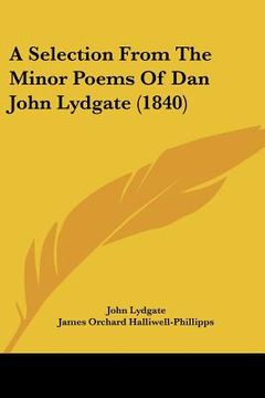 portada a selection from the minor poems of dan john lydgate (1840)