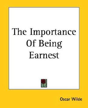 portada the importance of being earnest (en Inglés)