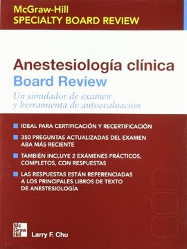 portada Anestesiología Clínica Board Review