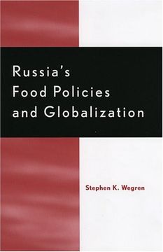 portada Russia's Food Policy and Globalization (Rural Economies in Transition) (in English)