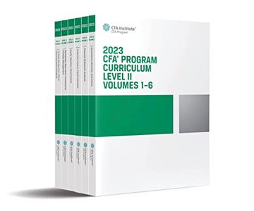portada 2023 cfa Program Curriculum Level ii box set 
