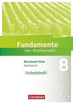 portada Fundamente der Mathematik 8. Schuljahr - Rheinland-Pfalz - Arbeitsheft mit Lösungen (en Alemán)