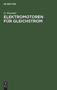 portada Elektromotoren Fã¼R Gleichstrom (en Alemán)