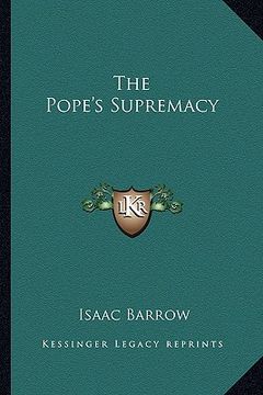 portada the pope's supremacy