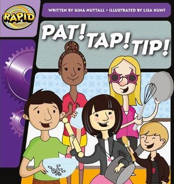 portada Rapid Phonics Pat! Tap! Tip! Step 1 (Fiction) (en Inglés)