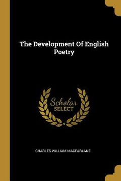 portada The Development Of English Poetry (en Inglés)