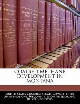 portada coalbed methane development in montana (en Inglés)
