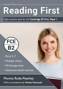 portada Reading First: Eight Practice Tests for the Cambridge b2 First, Paper 1 (en Inglés)