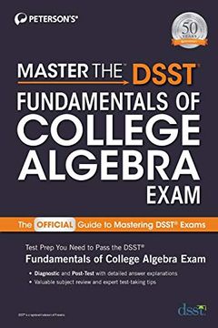 portada Master the Dsst Fundamentals of College Algebra Exam (in English)