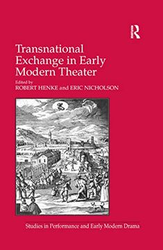 portada Transnational Exchange in Early Modern Theater (in English)