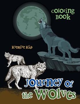 portada Journey of the Wolves Coloring Book (en Inglés)