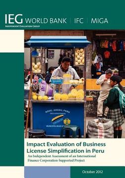 portada impact evaluation of business license simplification in peru