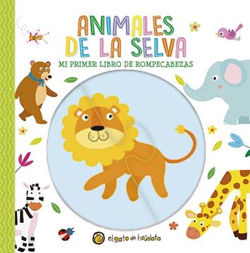 portada Animales de la selva - mi primer libro de rompecabezas