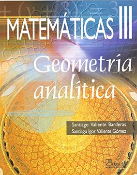 portada matematicas iii. geometria analitica bachillerato