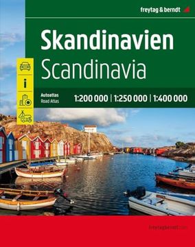 portada Skandinavien, Autoatlas 1: 200. 000 - 1: 400. 000, Freytag and Berndt