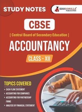 portada CBSE (Central Board of Secondary Education) Class XII Commerce - Accountancy Topic-wise Notes A Complete Preparation Study Notes with Solved MCQs (en Inglés)