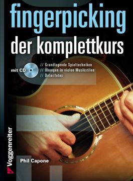 portada Fingerpicking - Der Komplettkurs: Grundlagenkurs für Anfänger und Fortgeschrittene (en Alemán)