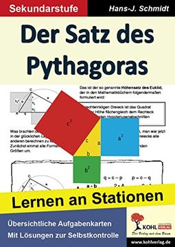 portada Der Satz des Pythagoras: Lernen an Stationen (en Alemán)