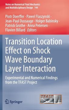 portada Transition Location Effect on Shock Wave Boundary Layer Interaction: Experimental and Numerical Findings from the Tfast Project (en Inglés)