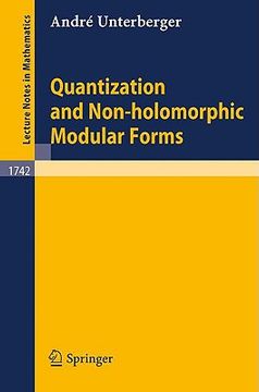 portada quantization and non-holomorphic modular forms (en Inglés)