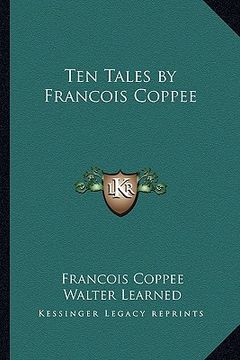 portada ten tales by francois coppee (in English)