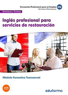 portada MF1051 (Transversal) Inglés profesional para servicios de restauración. Familia Profesional Hostelería y Turismo