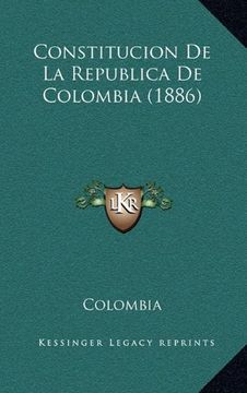 portada Constitucion de la Republica de Colombia (1886)