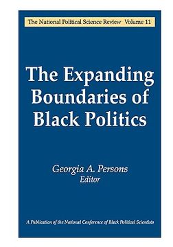 portada the expanding boundaries of black politics (en Inglés)