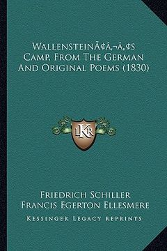 portada wallensteinacentsa -a centss camp, from the german and original poems (1830) (en Inglés)